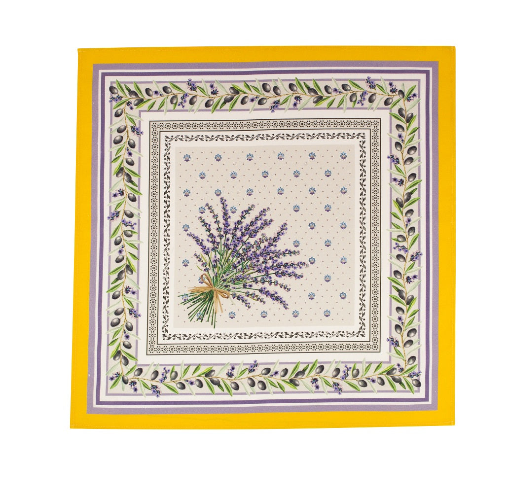 Lauris Lavender Yellow Napkin (Set of 6)