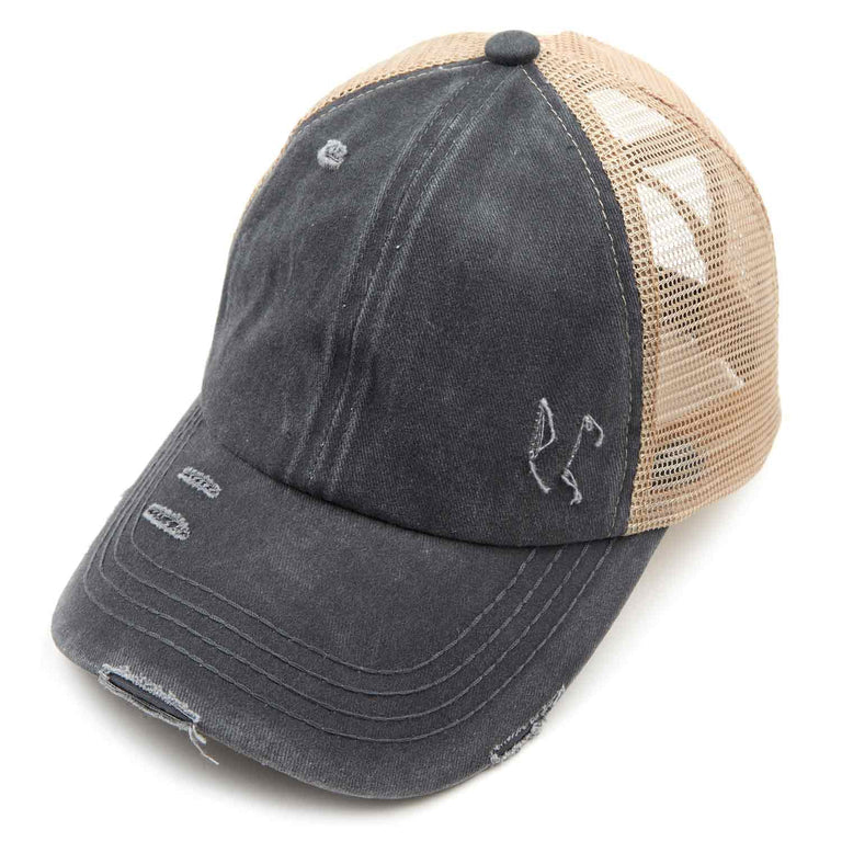 Baseball Cap Ponytail