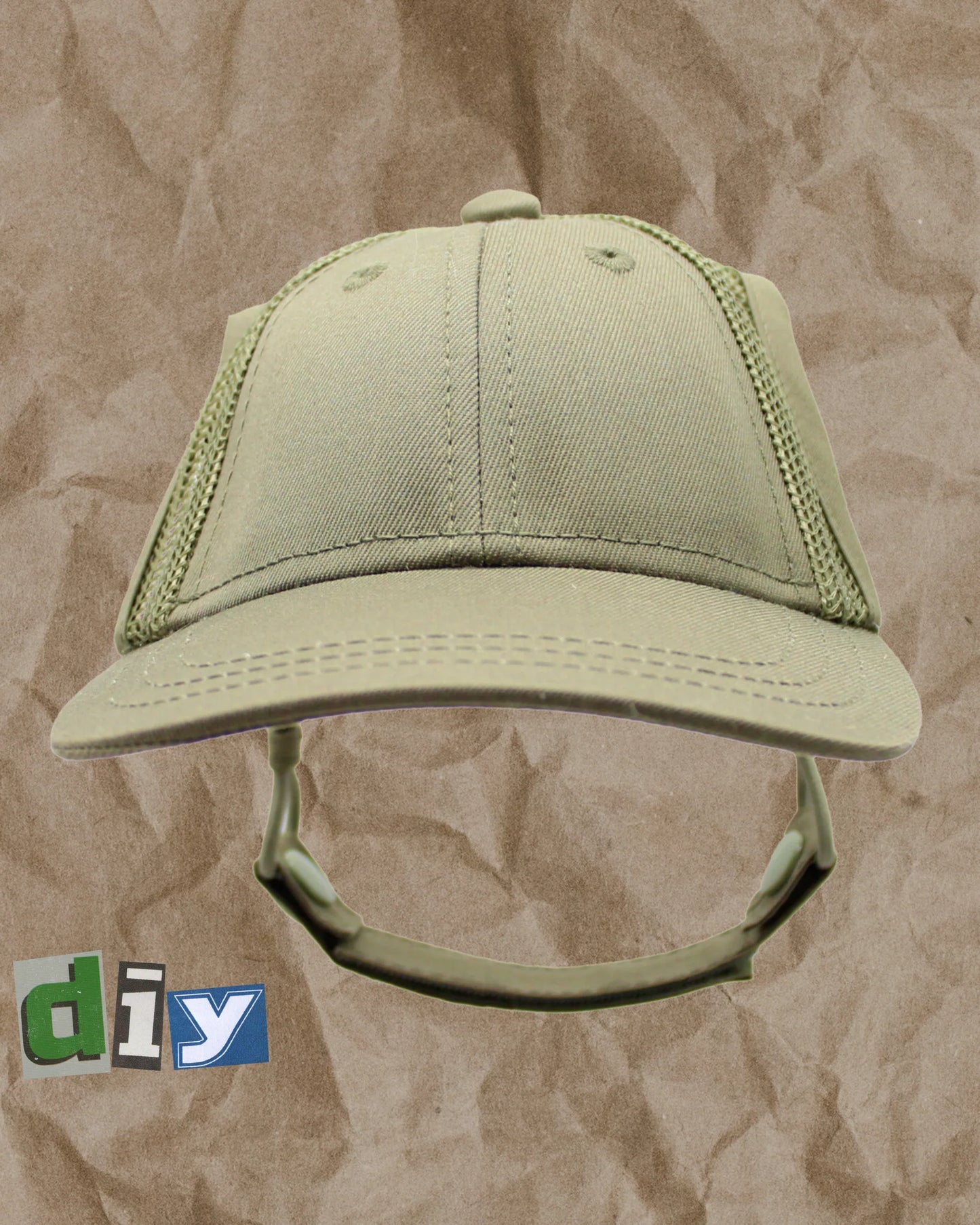 PupLid Olive Baseball Cap