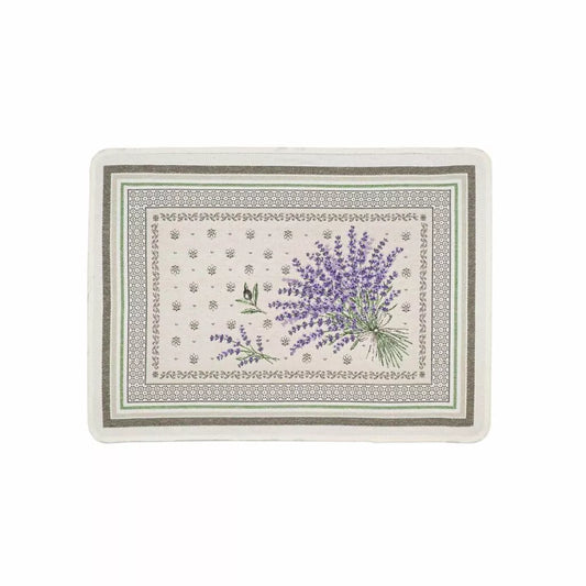 Castillon Lavender Ecru French Jacquard Placemat