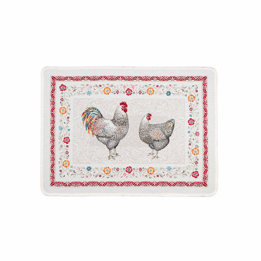 Lafayette Rooster French Jacquard Placemat