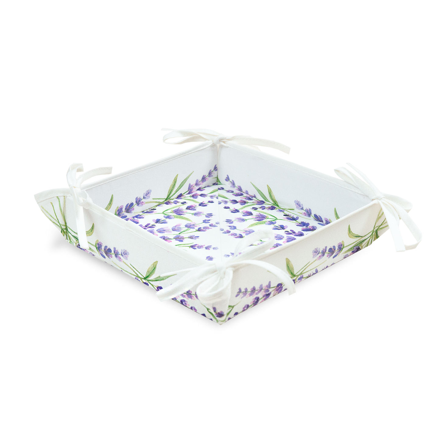 Bonnieux Lavender White Yellow Basket