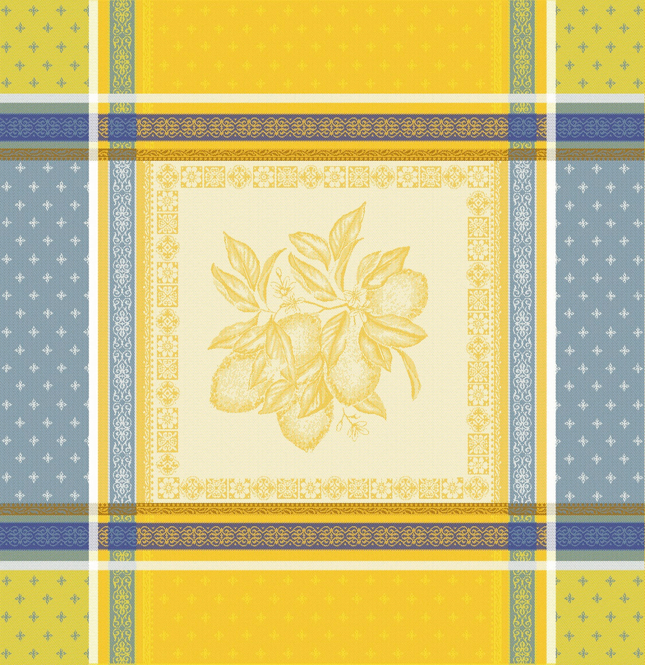 Cédrat Soleil French Jacquard Napkin