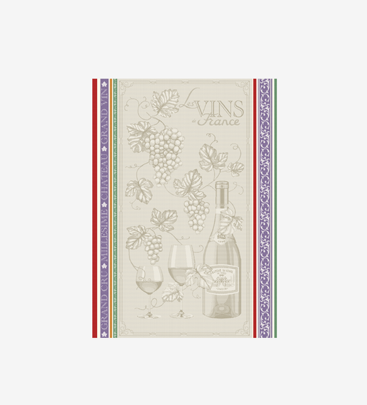 Syrah Wine Jacquard Tea Towel