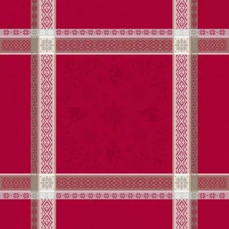 Vars Cardinal Holiday French Jacquard Napkin