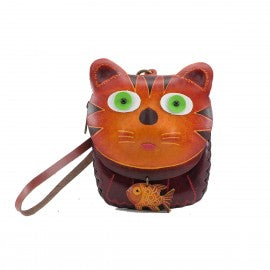 SF Leather Wristlet Handmade