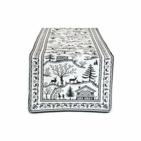 Lausanne French Jacquard Table Runner