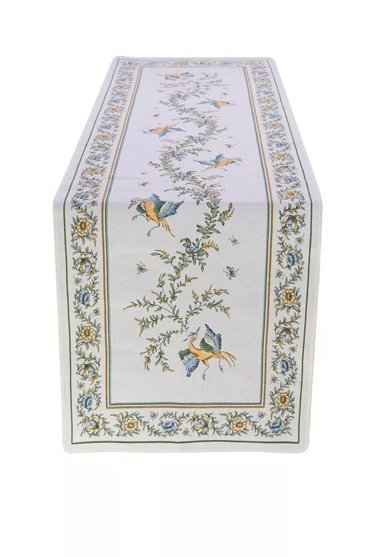 Moustier French Jacquard Table Runner