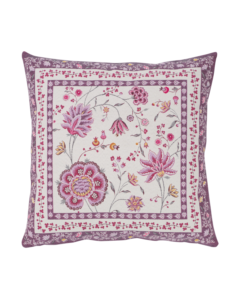 Montespan Lilac French Jacquard Pillow Cover