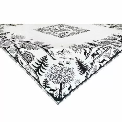 Lausanne Square French Jacquard Table Cover 39” X 39”