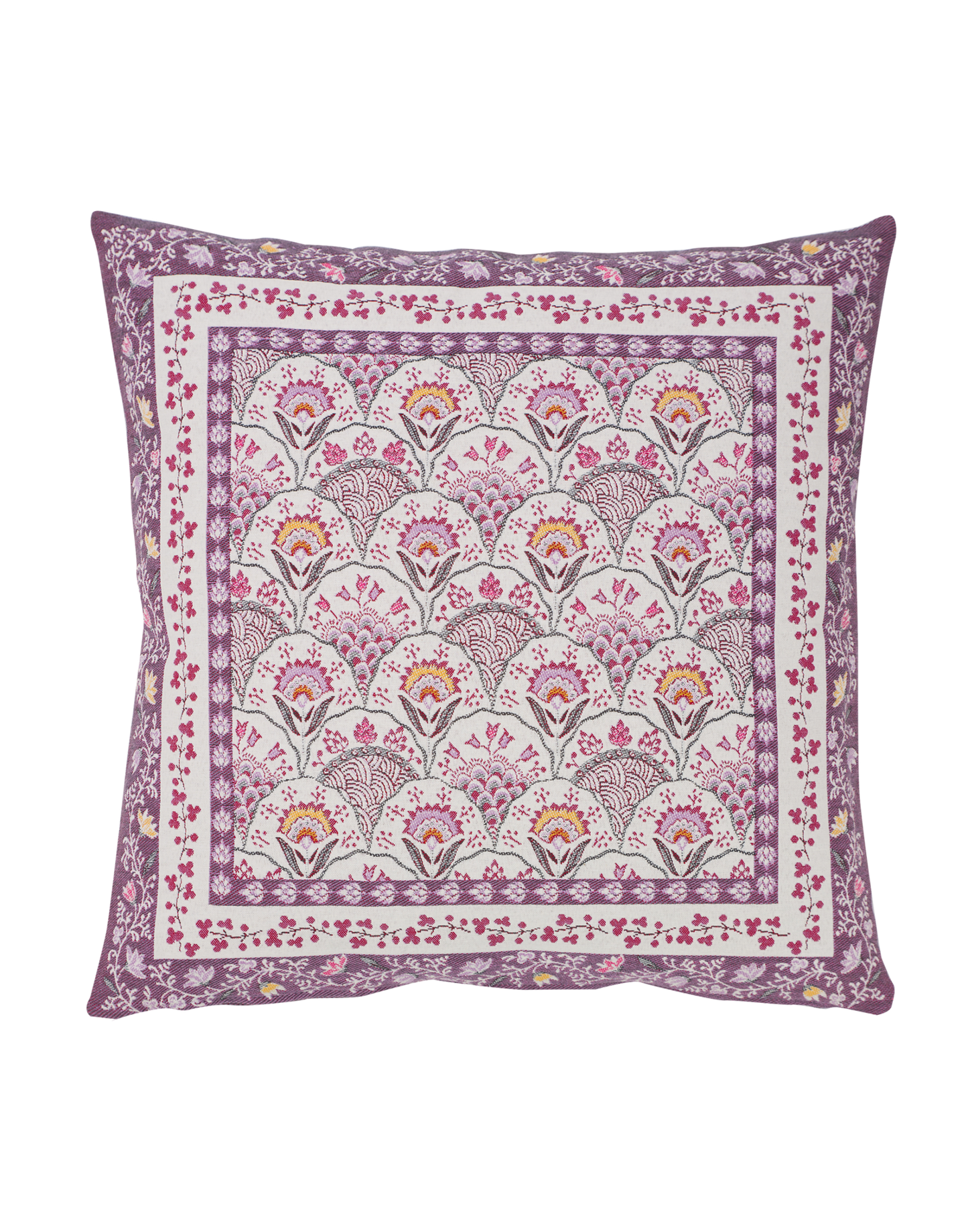 Montespan Lilac French Jacquard Pillow Cover