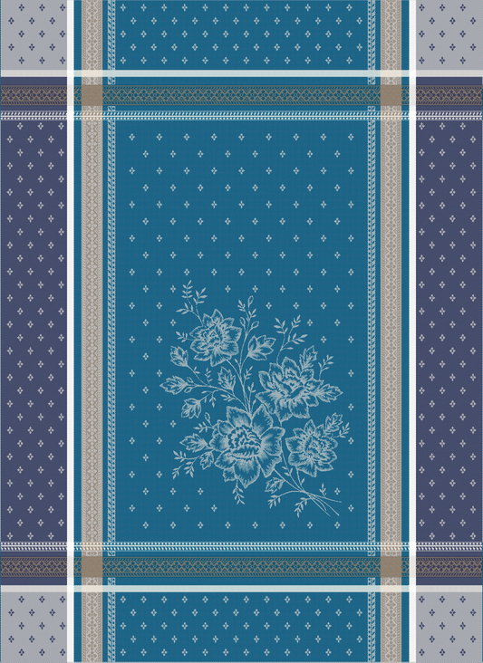 Massilia Azur Jacquard Tea Towel