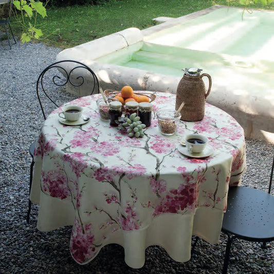 Cherry Blossom Organza Tablecloth