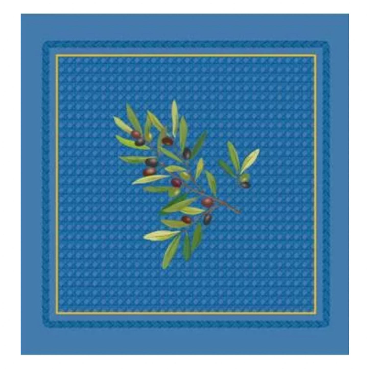 Nyons Olives Blue Napkin