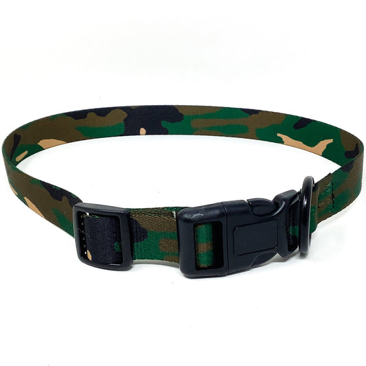 Camouflage 1 Inch Dog Collar