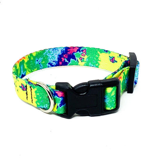Psychadelia 3/4 Inch Dog Collar