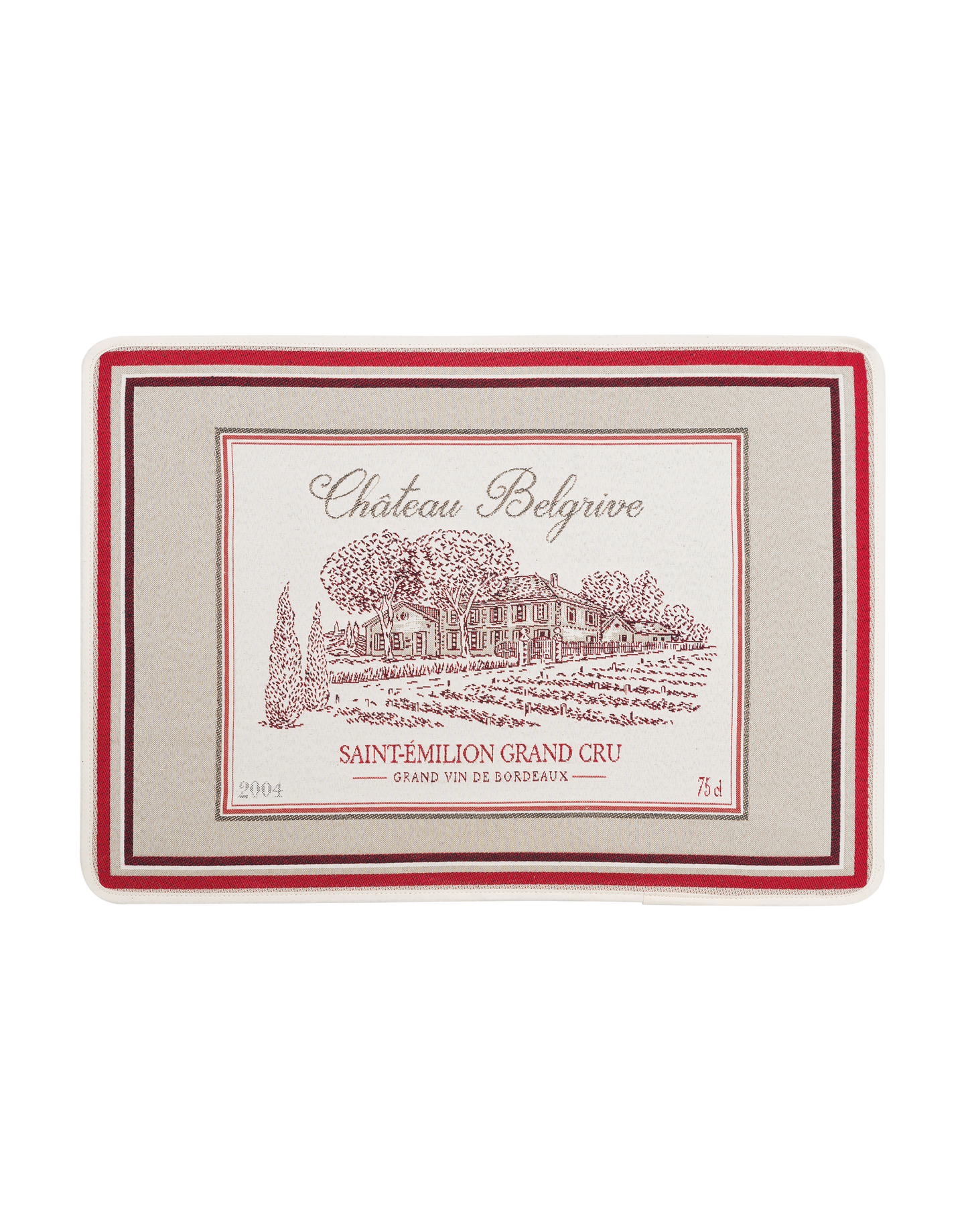 Bordeaux Wine French Jacquard Placemat